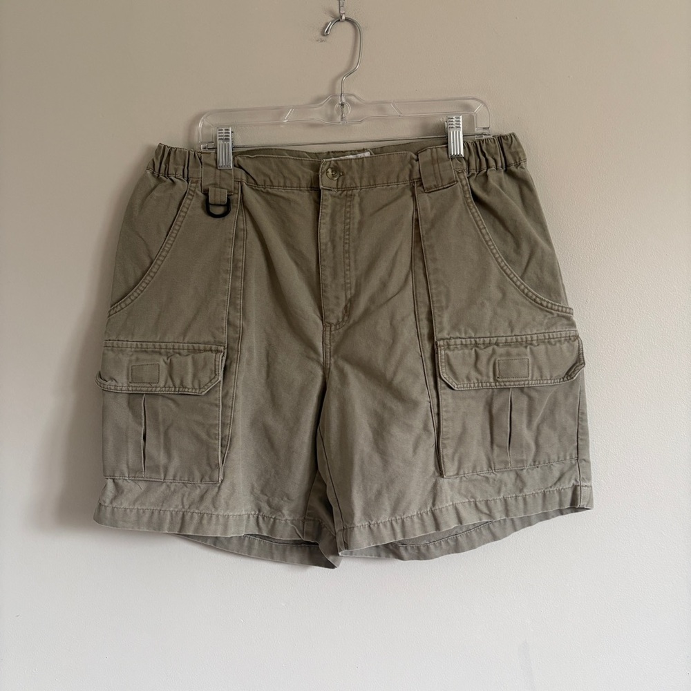 Columbia Cargo Shorts Mens 36 Khaki Tan Outdoors Hiking Pockets Utility Classic